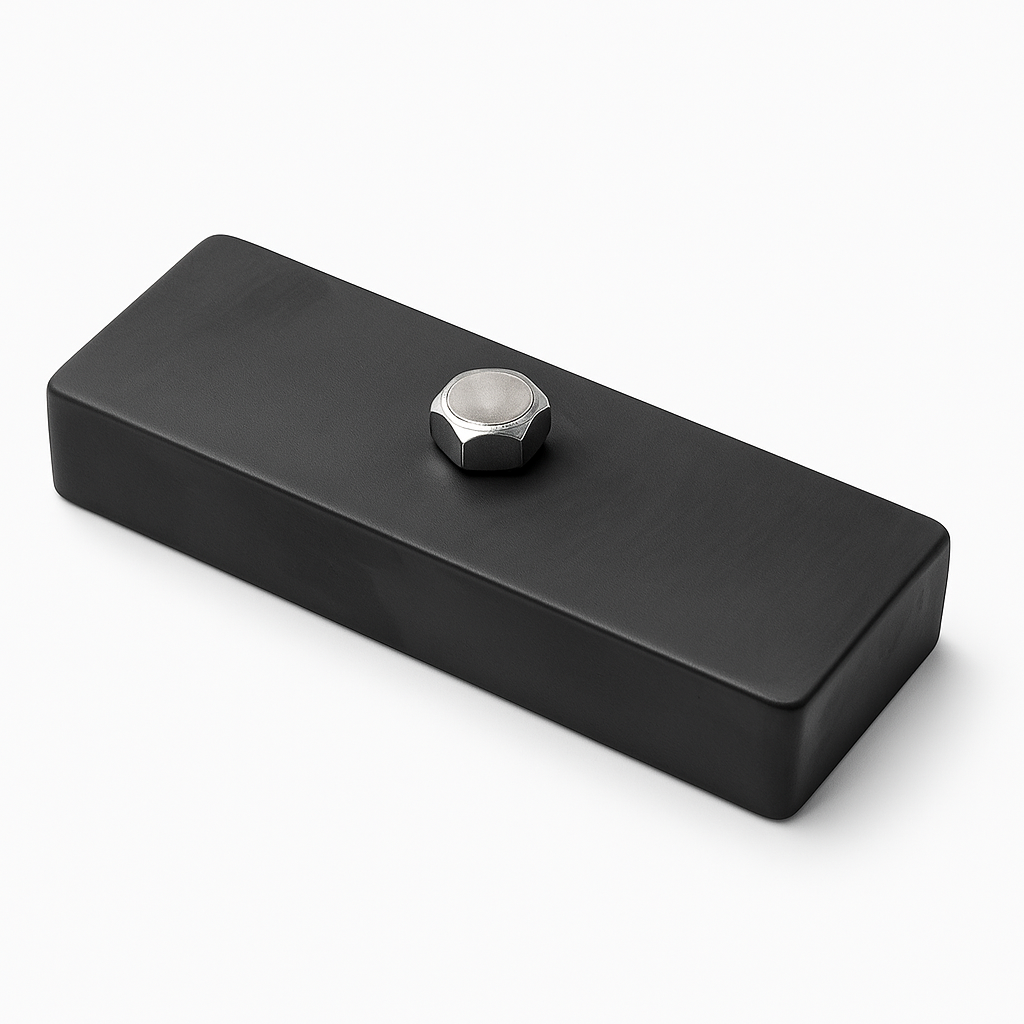Nonmarring Encased Neodymium Magnet
